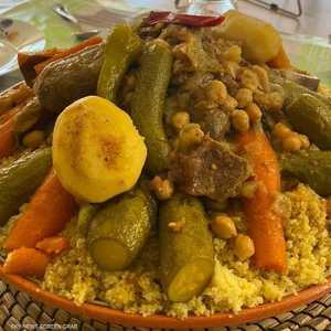 طبق الكسكسي نجم المائدة في 27 رمضان