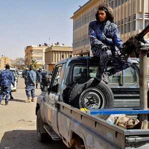 أفراد من الجيش الوطني الليبي في سبها.
