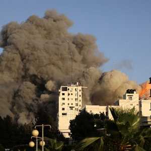 لحظة قصف برج الشروق