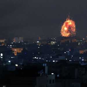 قصف إسرائيلي لبيت لاهيا شمال قطاع غزة