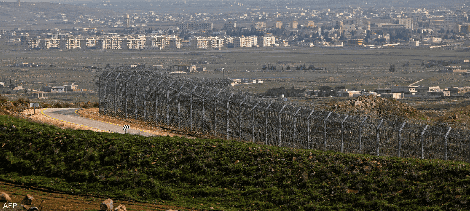 جانب من الحدود بين سوريا وإسرائيل - أرشيفية