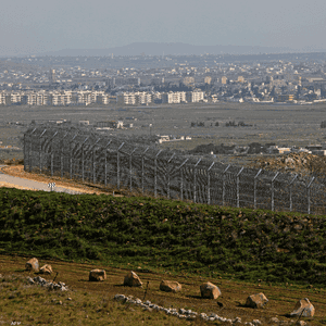 جانب من الحدود بين سوريا وإسرائيل - أرشيفية
