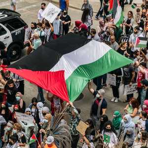 مظاهرات في مدن أميركية عدة تضامنا مع الفلسطينيين