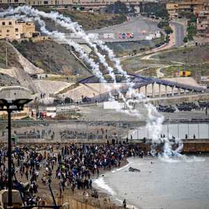 وصول المهاجرين إلى سبتة