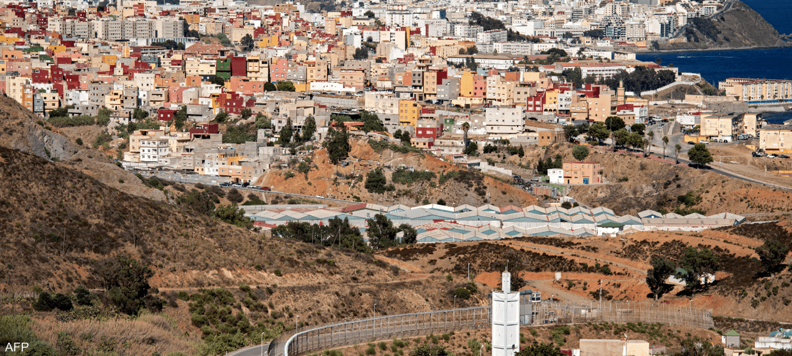 منظر عام لمدينة سبتة