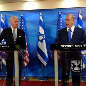 جو بايدن وبنيامين نتانياهو