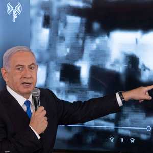 بنيامين نتانياهو خلال تعليقه على الضربات الجوية على غزة