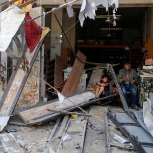 من آثار الدمار في غزة