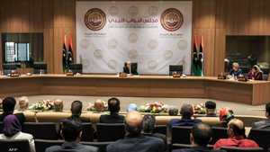 جانب من جلسة سابقة لمجلس النواب الليبي.