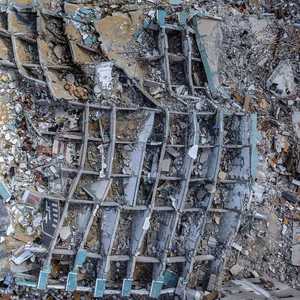 جانب من الدمار الذي خلفه الاعتداء الإسرائيلي على قطاع غزة