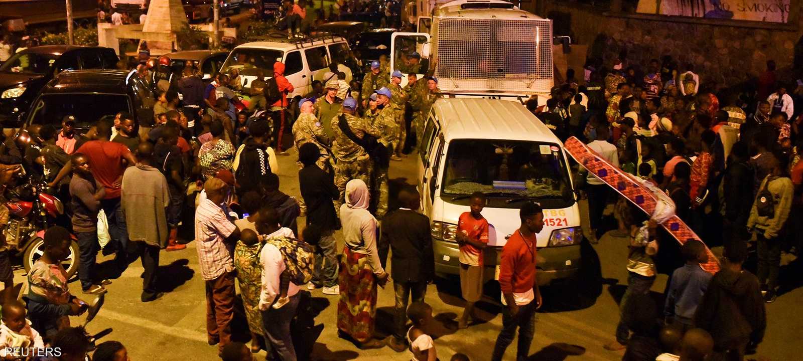 طالبت السلطات سكان مدينة غوما بالخروج منها بعد ثورة البركان