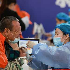 مركز للكشف عن كورونا في الصين.