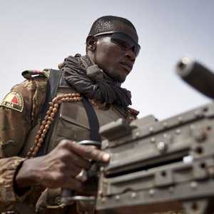 احد أفراد الجيش في مالي.