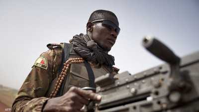 احد أفراد الجيش في مالي.