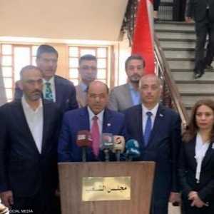 أعضاء الوفد البرلماني العراقي في مؤتمر بالعاصمة دمشق