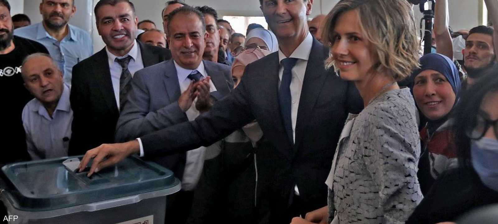 الأسد يدلي بصوته في الانتخابات الرئاسية