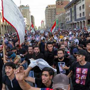 أرشيفية لتظاهرات في كربلاء