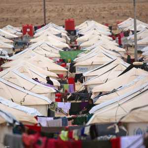 جانب من مخيم الهول السوري