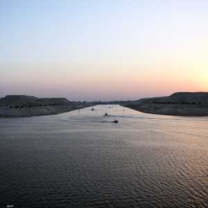جانب من قناة السويس المصرية - أرشيفية