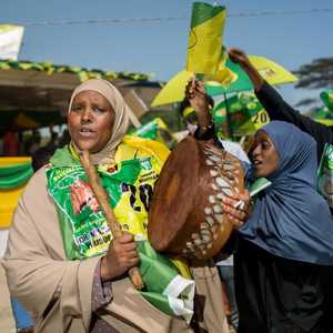 جانب من مسيرات انتخابية في صومالي لاند