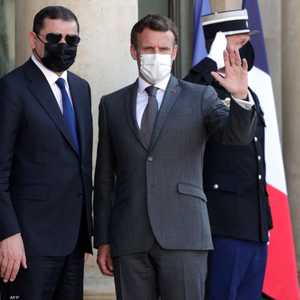 ماكرون لدى استقباله الدبيبة