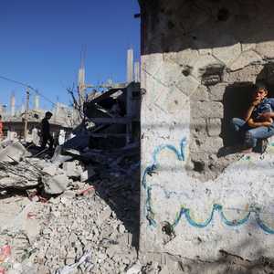 عائلات تضررت جراء الحرب بين حماس وإسرائيل