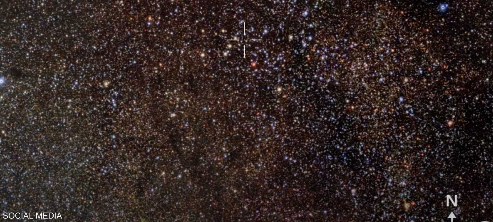مجموعة ضخمة من النجوم في مجرة درب التبانة