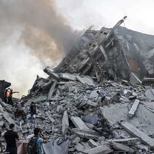 جانب من الدمار الذي خلفته الحرب الإسرائيلية على قطاع غزة.