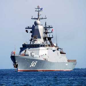 سفينة روسية تصل إلى ميناء بورتسودان في مارس الماضي.