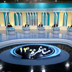 جانب من المناظرة الرئاسية بين المرشحين