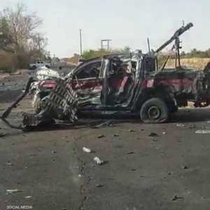 مقتل ضابطين في انفجار سيارة مفخخة بسبها