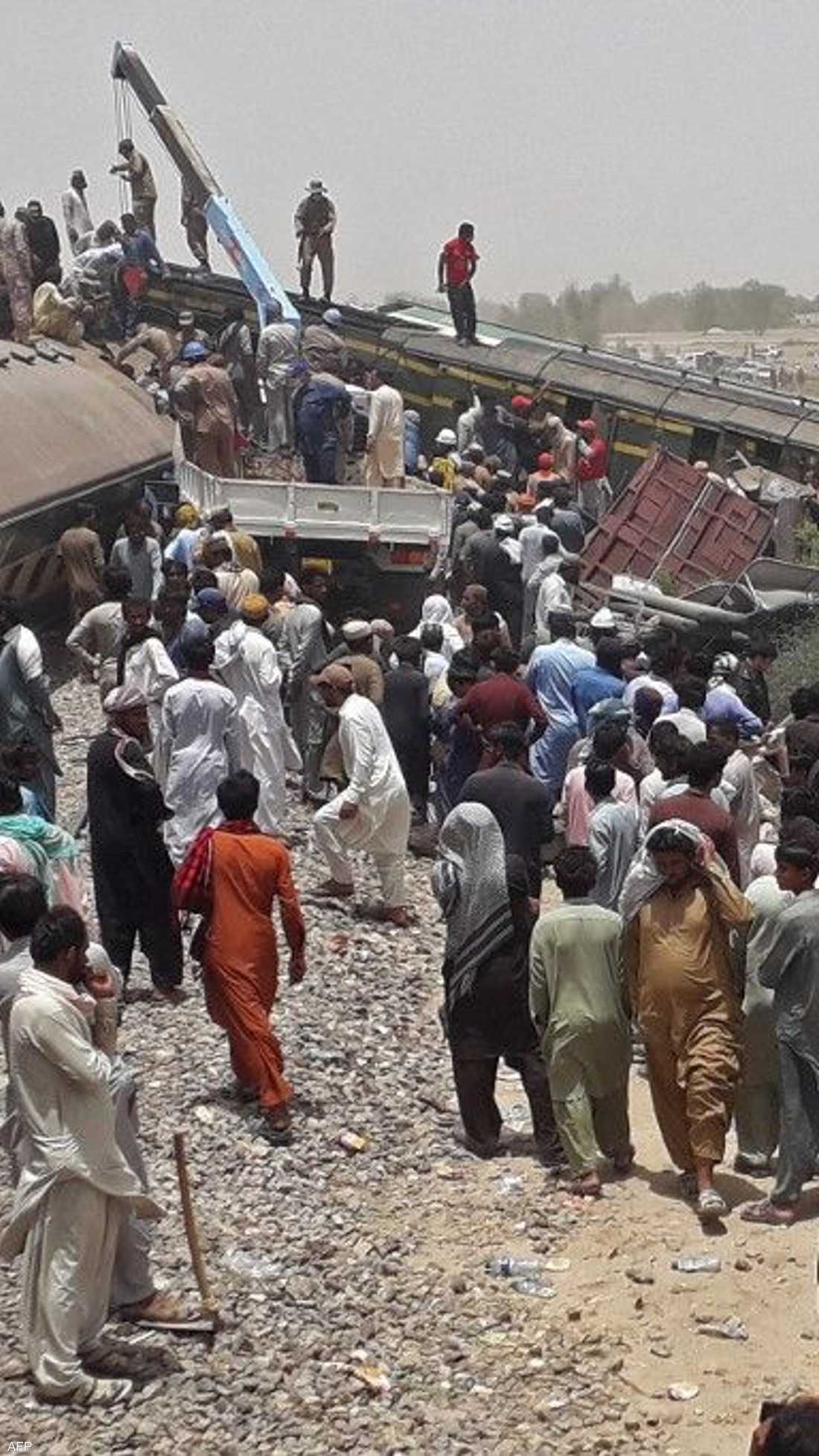 أصيب في الحادث أكثر من 100 شخص