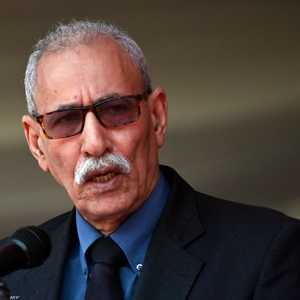 زعيم البوليساريو إبراهيم غالي