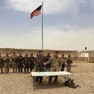 القوات الأميركية تسلم قاعدتها في هلمند - مايو 2021.