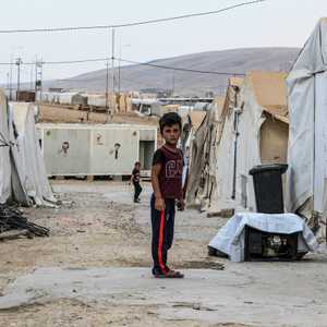 مخيم شاريا تعرض لحريق كبير قبل أيام