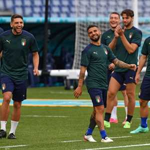 المنتخب الإيطالي في تدريب قبل مواجهة تركيا