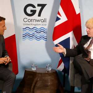 إيمانويل ماكرون وبوريس جونسون