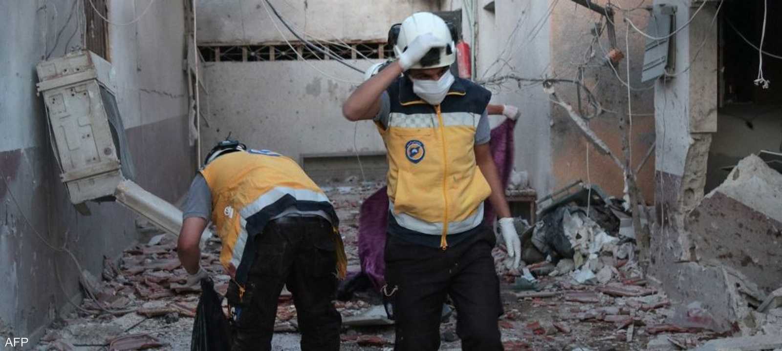 آثار الدمار في مستشفى عفرين