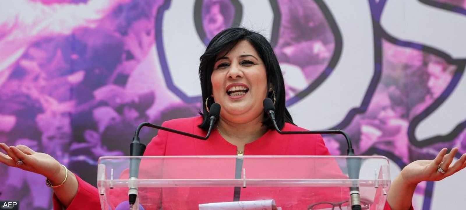 رئيسة الحزب الدستوري الحر عبير موسي