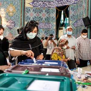 أحد مراكز الاقتراع في الانتخابات الرئاسية الإيرانية.