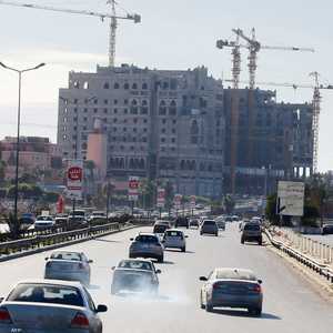 أحد طرق العاصمة الليبية