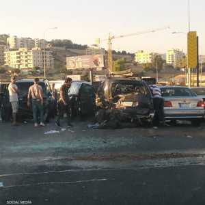 حادث السير في لبنان أسفر عن مصرع الأم وبناتها الأربعة