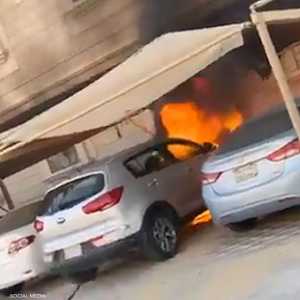 حريق في السعودية