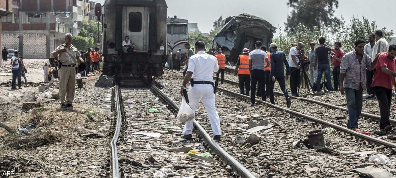 حادثة قطار في الإسكندرية - أرشيفية