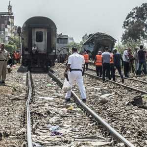 حادثة قطار في الإسكندرية - أرشيفية
