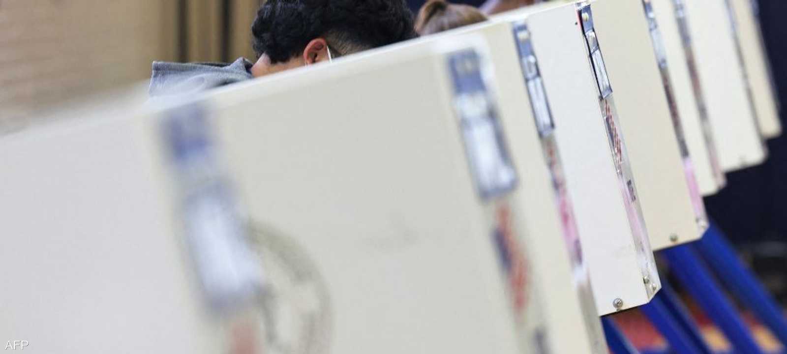 أحد مراكز الاقتراع في نيويورك.