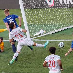 جانب من مباراة إسبانيا وسلوفاكيا