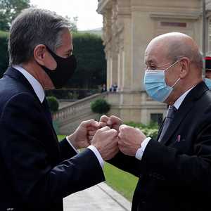 جان إيف لودريان وأنتوني بلينكن