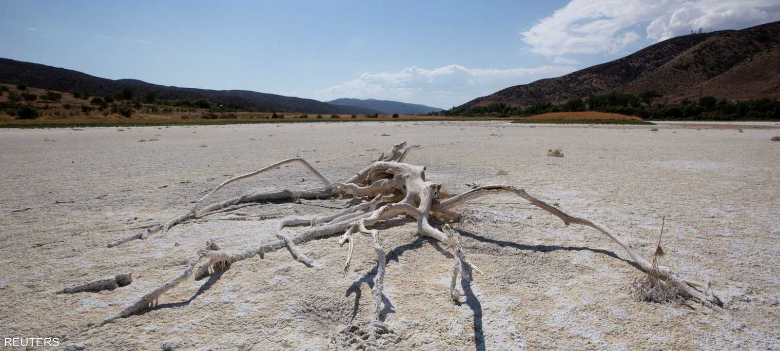 جانب من حالة الجفاف التي تعاني منها كاليفورنيا