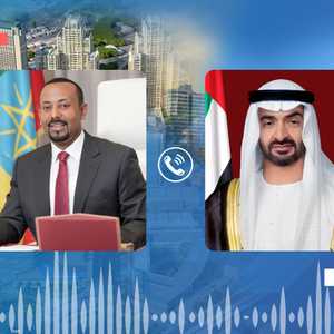 الشيخ محمد بن زايد يتلقى اتصالا هاتفيا من رئيس وزراء إثيوبيا